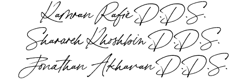 Dentist Torrance CA Kamran Rafie Sharareh Khoshbin Jonathan Akhavan Doctor Names